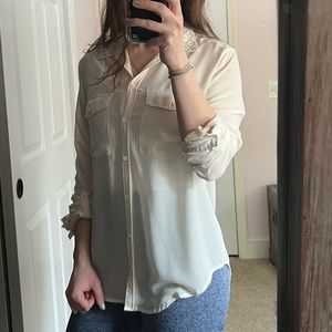 Cream colored blouse